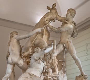 Le Taureau Farnèse et le Supplice de Dircé, Collection Farnèse, musée archéologique de Naples en Italie