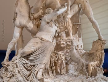 Le Taureau Farnèse et le Supplice de Dircé, Collection Farnèse, musée archéologique de Naples en Italie