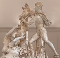 Le Taureau Farnèse et le Supplice de Dircé, Collection Farnèse, musée archéologique de Naples en Italie