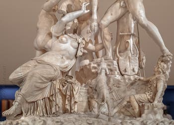Le Taureau Farnèse et le Supplice de Dircé, Collection Farnèse, musée archéologique de Naples en Italie