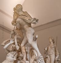 Le Taureau Farnèse et le Supplice de Dircé, Collection Farnèse, musée archéologique de Naples en Italie