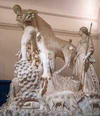 Le Taureau Farnèse et le Supplice de Dircé, Collection Farnèse, musée archéologique de Naples en Italie