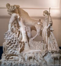 Le Taureau Farnèse et le Supplice de Dircé, Collection Farnèse, musée archéologique de Naples en Italie