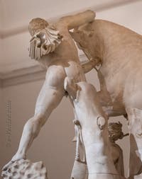 Le Taureau Farnèse et le Supplice de Dircé, Collection Farnèse, musée archéologique de Naples en Italie