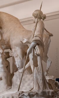 Le Taureau Farnèse et le Supplice de Dircé, Collection Farnèse, musée archéologique de Naples en Italie