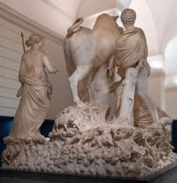 Le Taureau Farnèse et le Supplice de Dircé, Collection Farnèse, musée archéologique de Naples en Italie