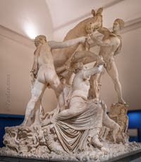 Le Taureau Farnèse et le Supplice de Dircé, Collection Farnèse, musée archéologique de Naples en Italie