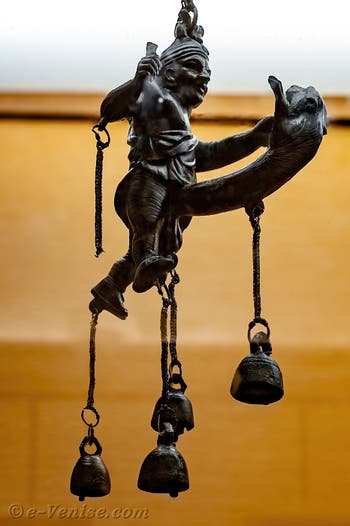 Tintinnabulum, phallus en forme de panthère, Herculanum, Cabinet érotique, Musée Archéologique de Naples