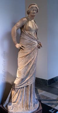 Vénus déesse protectrice, Temple d'Esculape, Pompéi, musée archéologique de Naples en Italie
