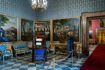 Le Lutrin Rotatif de la chambre du fond du Palais Royal de Naples