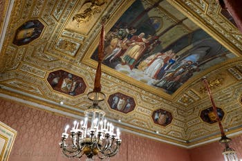 Gennaro Maldarelli, Tancrède renvoie Constance de Hauteville à Henri VI, salle des Flamands du Palais Royal de Naples