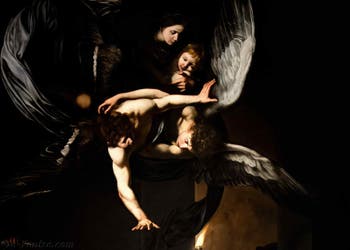 Caravage, les sept œuvres de Miséricorde, Pio Monte della Misericordia à Naples en Italie