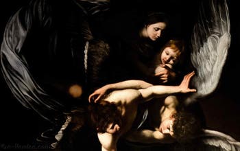 Caravage, les sept œuvres de Miséricorde, Pio Monte della Misericordia à Naples en Italie