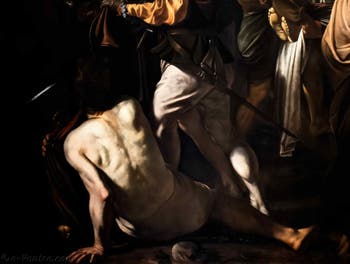 Caravage, les sept œuvres de Miséricorde, Pio Monte della Misericordia à Naples en Italie