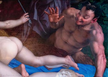 Agnolo Bronzino, Vénus, Cupidon et Satyre à la Galerie Colonna à Rome