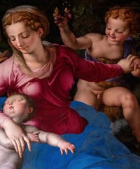 Agnolo Bronzino, Vierge à l'Enfant Endormi avec sainte Anne et saint Jean-Baptiste à la Galerie Colonna à Rome