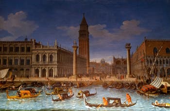 Caspar Van Wittel, La Piazzetta de Venise vue depuis le Bassin de Saint-Marc, Galerie Colonna à Rome