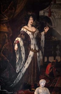 Jakob Ferdinand Voet, portrait de Marie Mancini Colonna en Armide à la Galerie Colonna à Rome