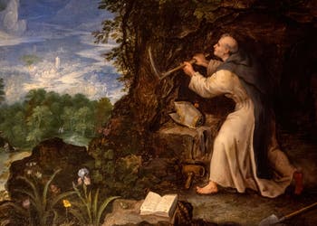 Jan Brueghel l'Ancien, saint Pierre Célestin à la Galerie Colonna à Rome