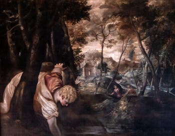 Le Tintoret, Narcisse à la Fontaine à la Galerie Colonna à Rome