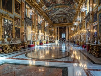La Grande Galerie du Palais Galerie Colonna à Rome