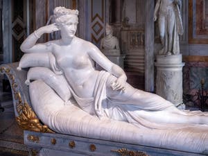 Antonio Canova, Pauline Bonaparte Vénus Victorieuse, Vénus Victrix à la Galerie Borghèse à Rome