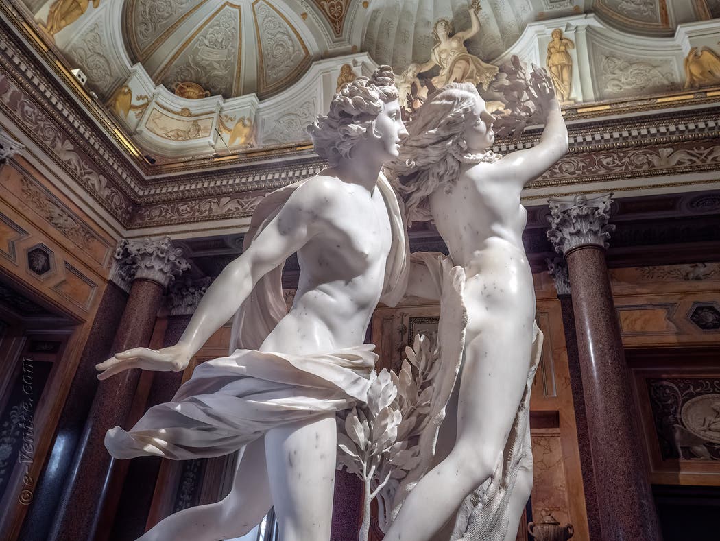 Bernini Apollo and Daphne Bernini Borghese Gallery Rome