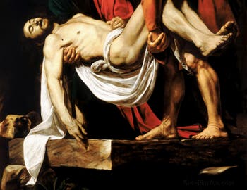 Le Caravage, Mise au Tombeau ou la Déposition du Christ, au musée du Vatican à Rome