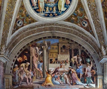 Raphaël, L'incendie du Borgo, Chambres de Raphaël au Musée du Vatican à Rome