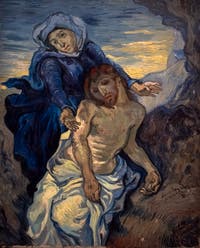 Vincent Van Gogh, Pietà, au musée d'art contemporain du Vatican à Rome