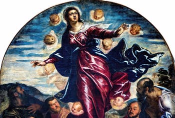 Le Tintoret, L’Assomption de la Vierge, aux Galeries de l'Accademia à Venise en Italie