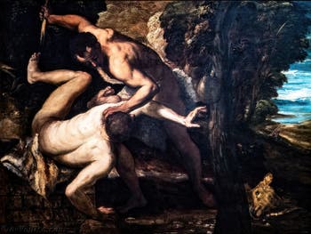 Le Tintoret, Caïn et Abel, aux Galeries de l'Accademia à Venise en Italie