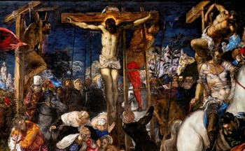 Le Tintoret, Crucifixion, aux Galeries de l'Accademia à Venise en Italie