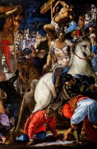 Le Tintoret, Crucifixion, aux Galeries de l'Accademia à Venise en Italie