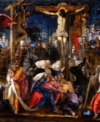 Le Tintoret, Crucifixion, aux Galeries de l'Accademia à Venise en Italie