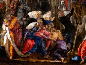 Le Tintoret, Crucifixion, aux Galeries de l'Accademia à Venise en Italie