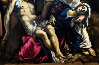 Le Tintoret, Déposition du Christ de la Croix, aux Galeries de l'Accademia à Venise en Italie