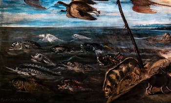 Le Tintoret, La Création des Animaux, aux Galeries de l'Accademia à Venise en Italie
