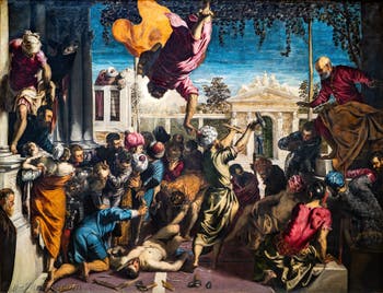 Le Tintoret, Le Miracle de Saint-Marc délivrant l'esclave de la torture, aux Galeries de l'Accademia à Venise en Italie