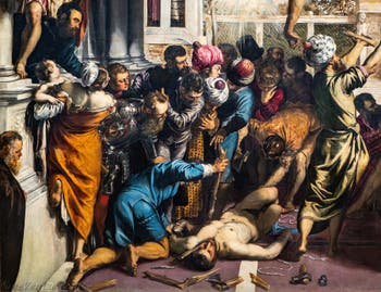 Le Tintoret, Le Miracle de Saint-Marc délivrant l'esclave de la torture, aux Galeries de l'Accademia à Venise en Italie