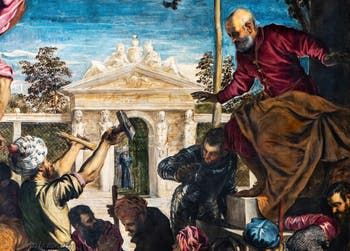 Le Tintoret, Le Miracle de Saint-Marc délivrant l'esclave de la torture, aux Galeries de l'Accademia à Venise en Italie