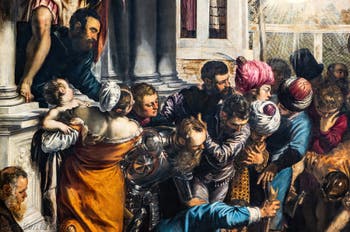 Le Tintoret, Le Miracle de Saint-Marc délivrant l'esclave de la torture, aux Galeries de l'Accademia à Venise en Italie