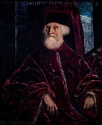 Le Tintoret, Portrait du Procureur Jacopo Soranzo, aux Galeries de l'Accademia à Venise en Italie