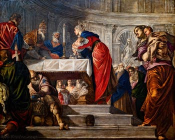 Le Tintoret, La Présentation de Jésus au Temple, aux Galeries de l'Accademia à Venise en Italie