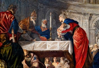 Le Tintoret, La Présentation de Jésus au Temple, aux Galeries de l'Accademia à Venise en Italie