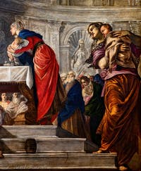 Le Tintoret, La Présentation de Jésus au Temple, aux Galeries de l'Accademia à Venise en Italie