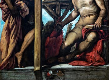 Le Tintoret, Saint Jérôme et saint André, aux Galeries de l'Accademia à Venise en Italie