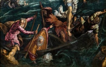 Le Tintoret, Saint Marc sauve un Sarrasin du naufrage, aux Galeries de l'Accademia à Venise en Italie