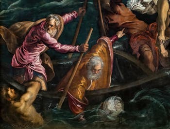 Le Tintoret, Saint Marc sauve un Sarrasin du naufrage, aux Galeries de l'Accademia à Venise en Italie