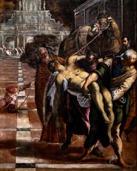 Le Tintoret, La Translation du Corps de saint Marc, aux Galeries de l'Accademia à Venise en Italie